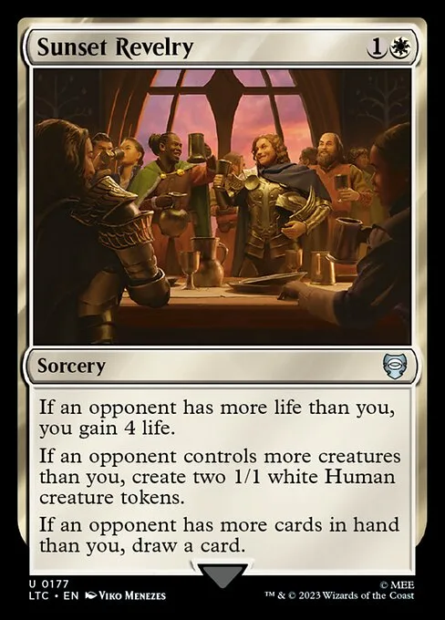 Sunset Revelry · Tales of Middle-earth Commander 177/591