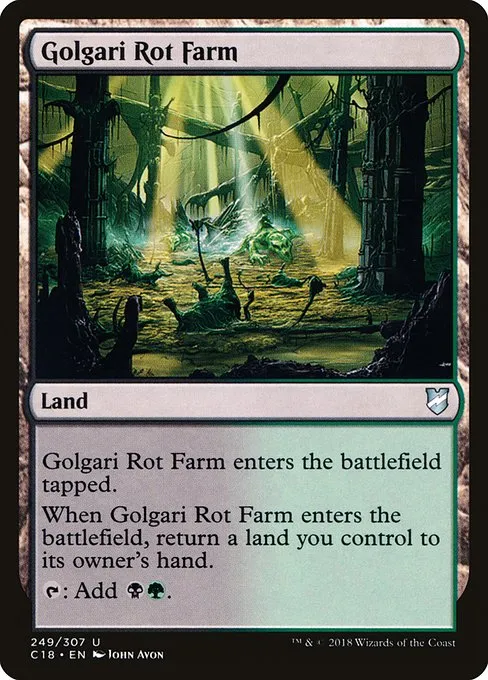 Golgari Rot Farm · Commander 2018 249/307