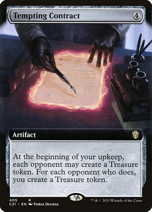 Tempting Contract · Commander 2021 405/409