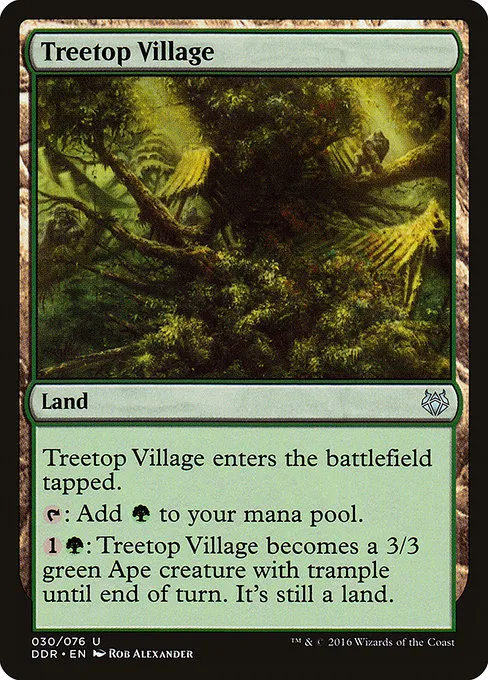 Treetop Village · Duel Decks: Nissa vs. Ob Nixilis 30/76