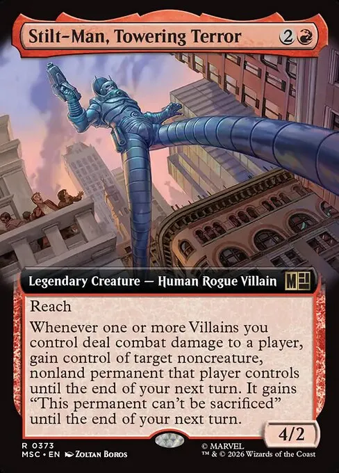 Stilt-Man, Towering Terror · Marvel Super Heroes Commander 373/9