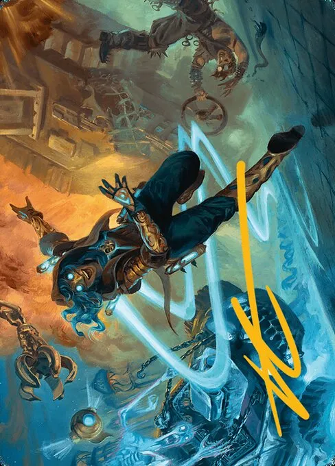 Sita Varma, Masked Racer // Sita Varma, Masked Racer · Aetherdrift Art Series 26/54