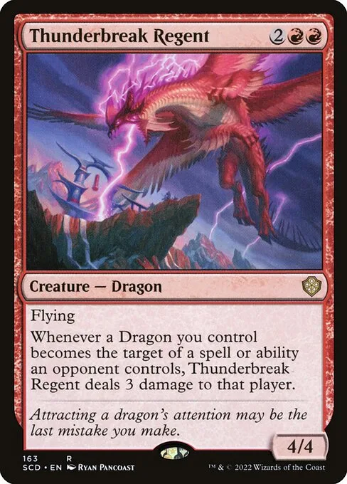 Thunderbreak Regent · Starter Commander Decks 163/352