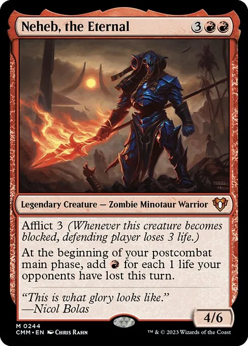 Neheb, the Eternal · Commander Masters 244/1067