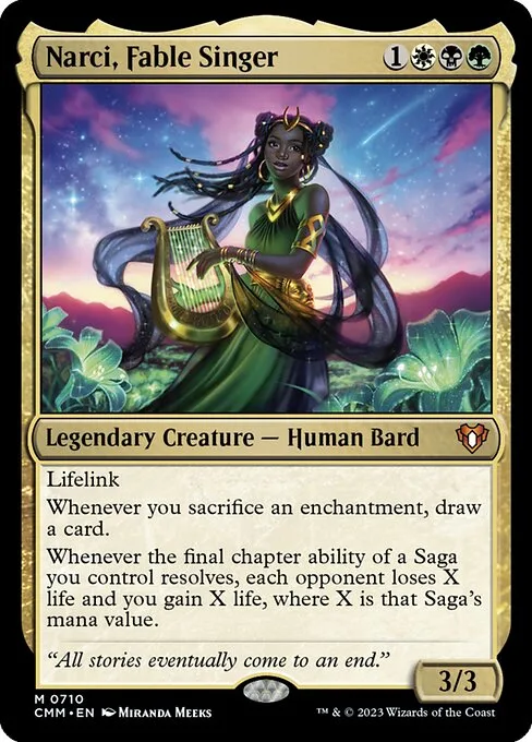 Narci, Fable Singer · Commander Masters 710/1067