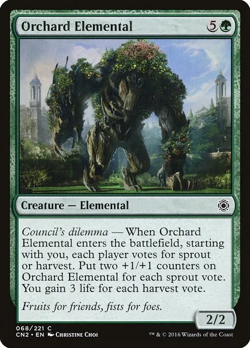 Orchard Elemental · Conspiracy: Take the Crown 68/222