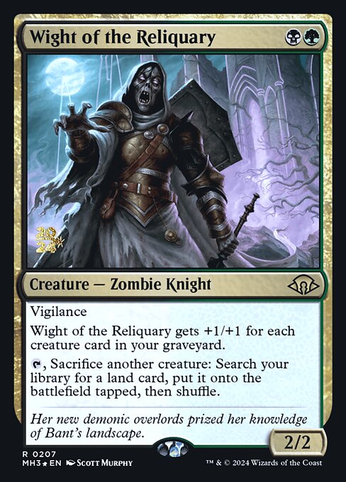 Wight of the Reliquary · Modern Horizons 3 Promos 207s/92
