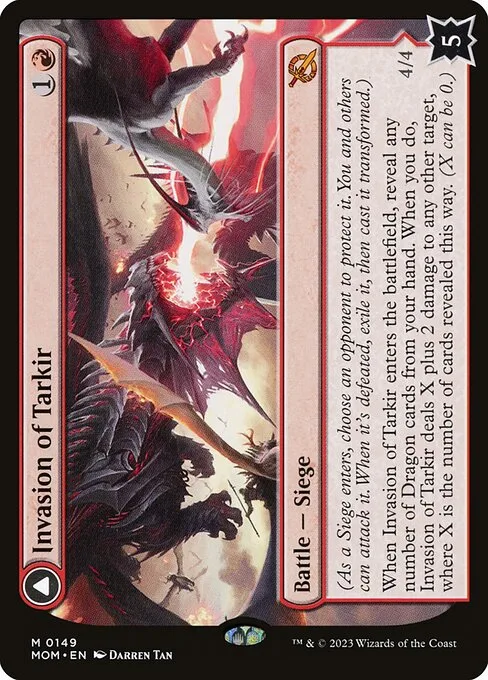 Invasion of Tarkir // Defiant Thundermaw · March of the Machine 149/387