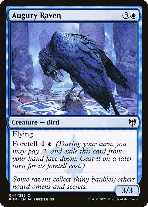 Augury Raven · Kaldheim 44/425