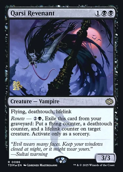 Qarsi Revenant · Tarkir: Dragonstorm Promos 86s/160