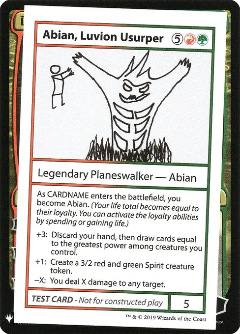 Abian, Luvion Usurper · Mystery Booster Playtest Cards 2019 87/121