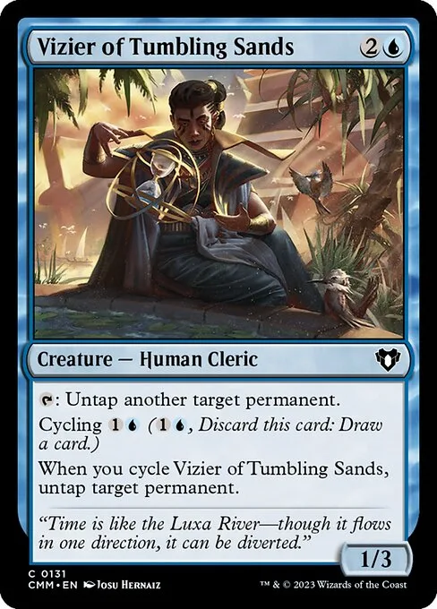 Vizier of Tumbling Sands · Commander Masters 131/1067