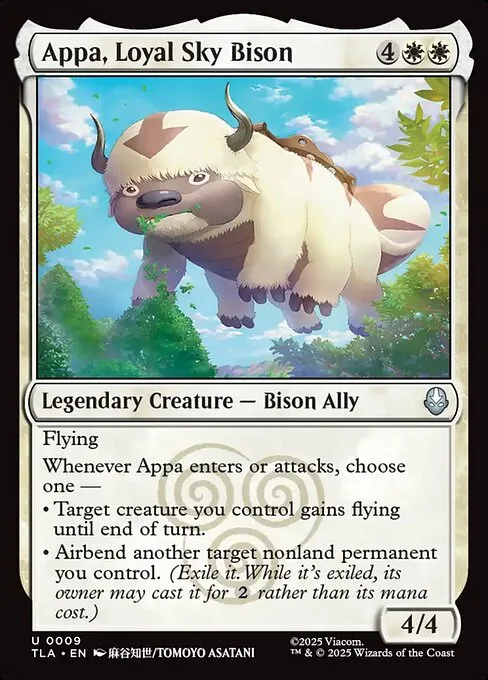 Appa, Loyal Sky Bison · Avatar: The Last Airbender 9/394