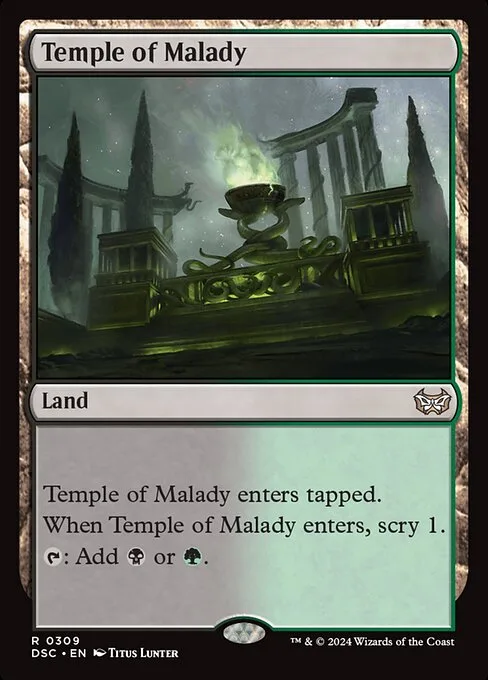Temple of Malady · Duskmourn: House of Horror Commander 309/373
