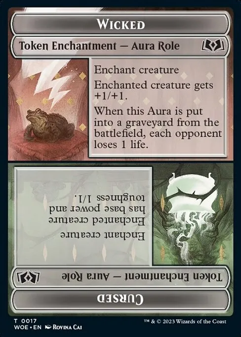 Wicked // Cursed · Wilds of Eldraine Tokens 17/18