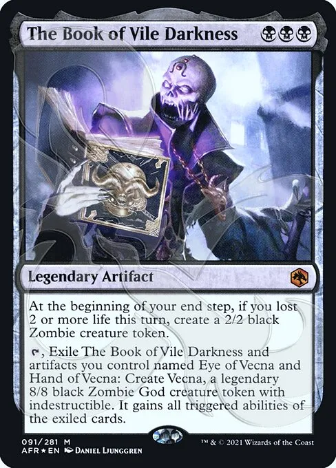 The Book of Vile Darkness · Adventures in the Forgotten Realms Promos 91a/241