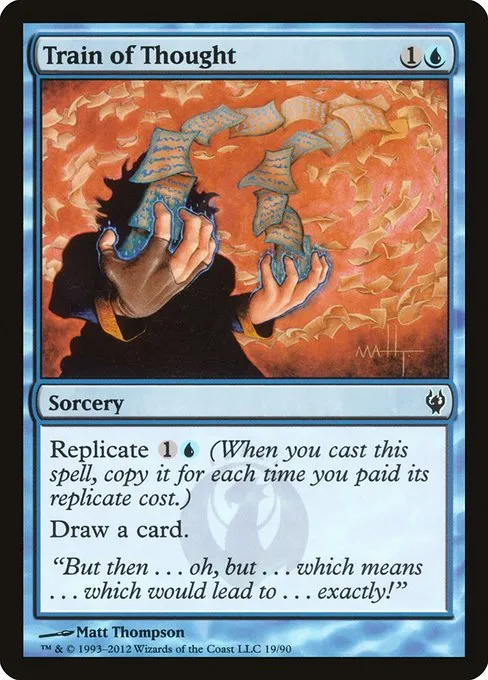Train of Thought · Duel Decks: Izzet vs. Golgari 19/90