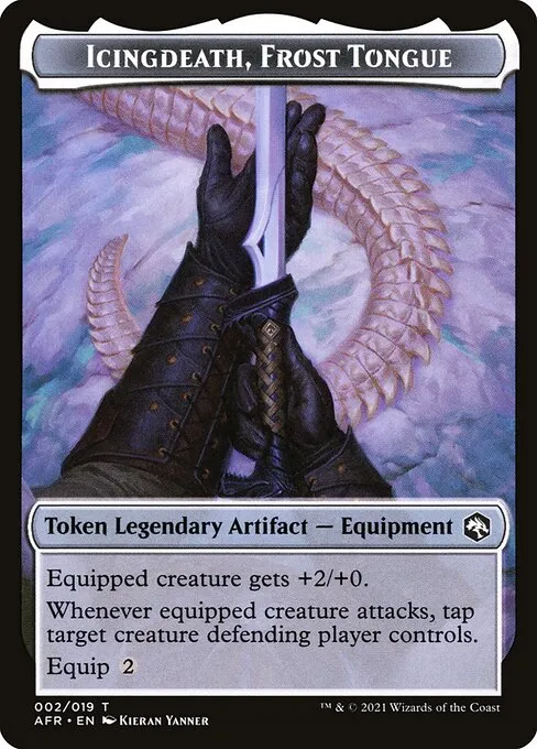 Icingdeath, Frost Tongue · Adventures in the Forgotten Realms Tokens 2/22
