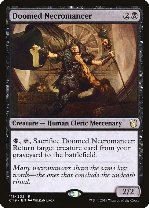 Doomed Necromancer · Commander 2019 111/302