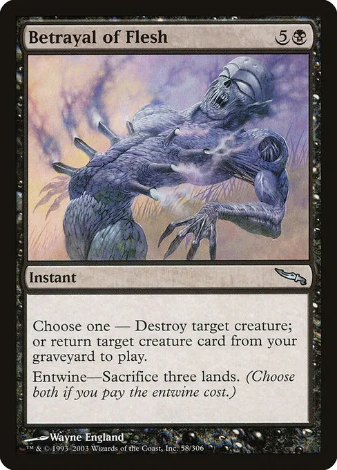 Betrayal of Flesh · Mirrodin 58/306