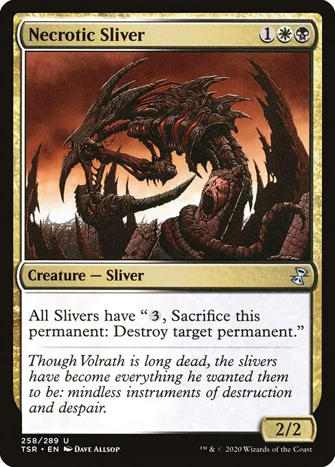 Necrotic Sliver · Time Spiral Remastered 258/411