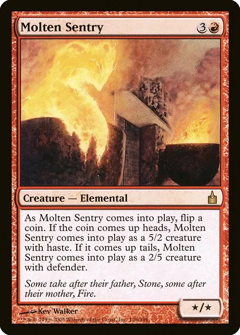 Molten Sentry · Ravnica: City of Guilds 136/306