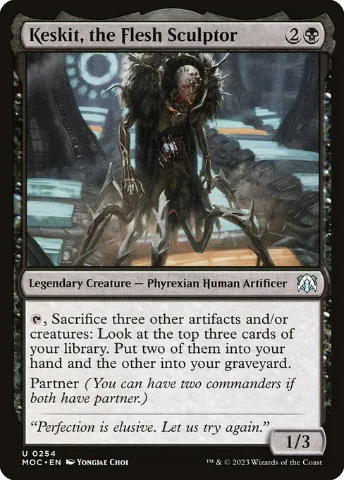 Keskit, the Flesh Sculptor · March of the Machine Commander 254/450