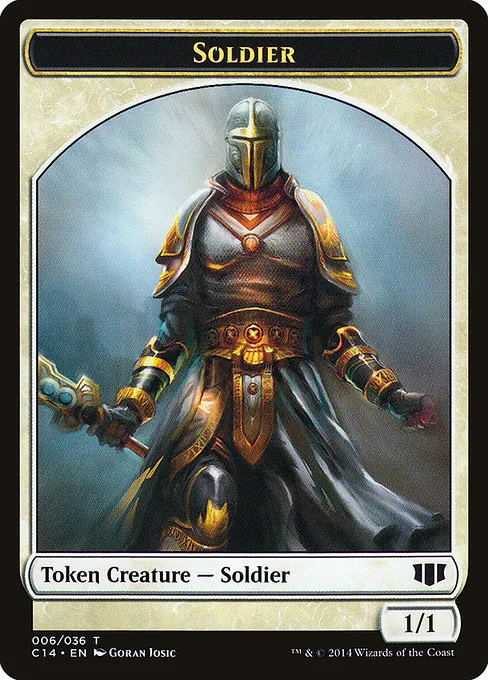 Soldier · Commander 2014 Tokens 6/36