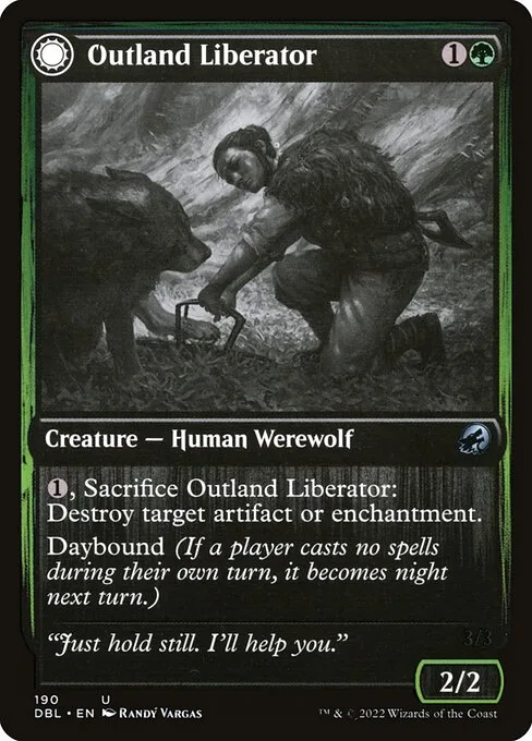 Outland Liberator // Frenzied Trapbreaker · Innistrad: Double Feature 190/535