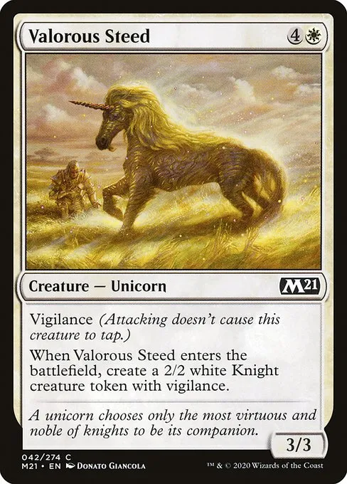 Valorous Steed · Core Set 2021 42/397