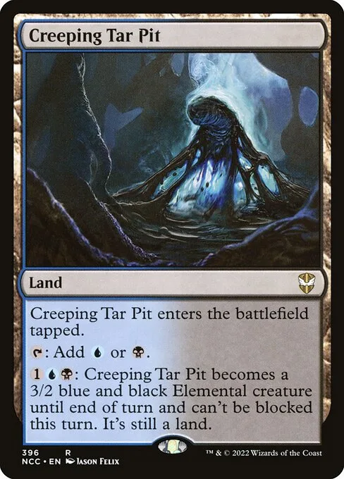 Creeping Tar Pit · New Capenna Commander 396/447