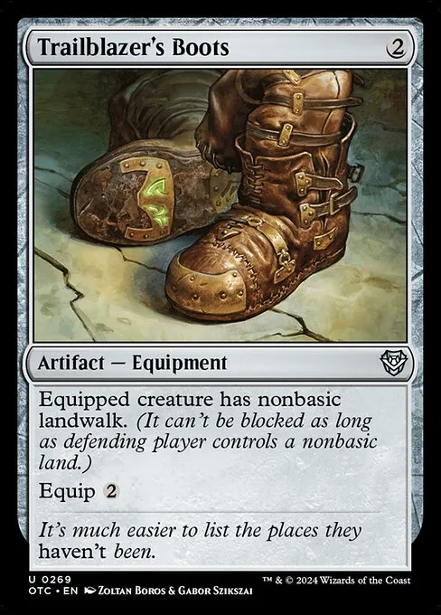 Trailblazer's Boots · Outlaws of Thunder Junction Commander 269/342