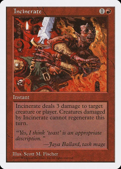 Incinerate · Fifth Edition 242/460
