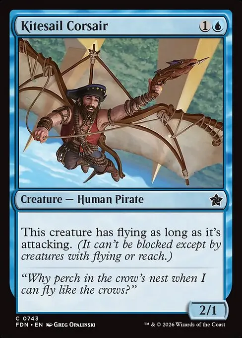 Kitesail Corsair · Foundations 743/771