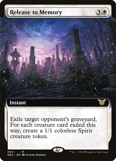 Release to Memory · Neon Dynasty Commander 44/179
