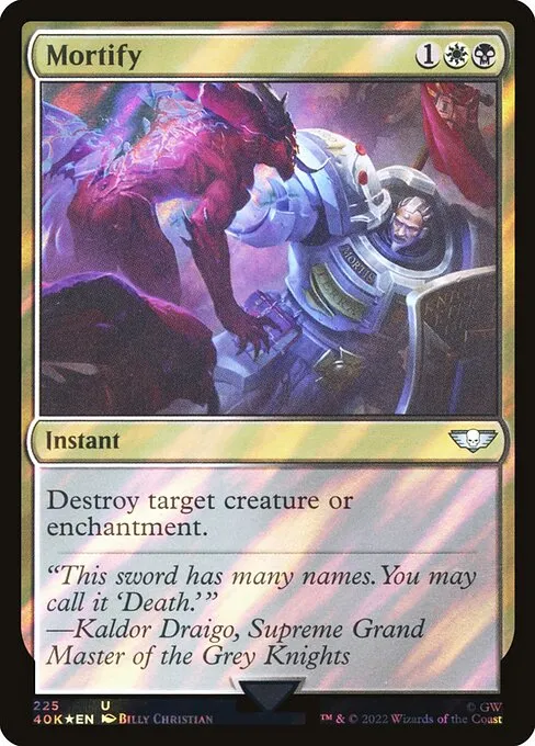 Mortify · Warhammer 40,000 Commander 225★/617