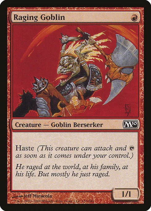 Raging Goblin · Magic 2010 153/249