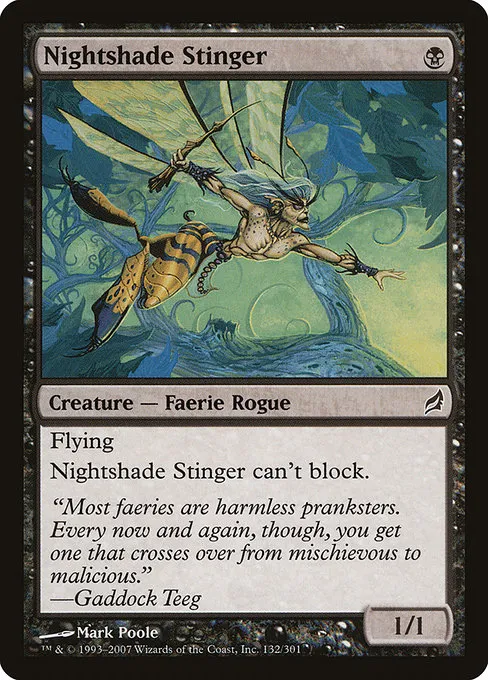 Nightshade Stinger · Lorwyn 132/301
