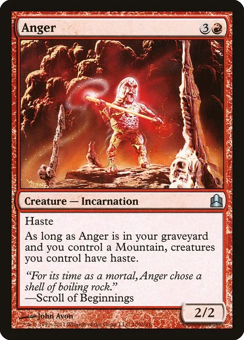 Anger · Commander 2011 109/318