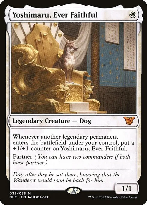 Yoshimaru, Ever Faithful · Neon Dynasty Commander 32/179