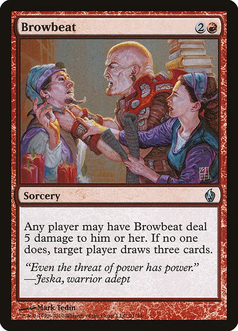 Browbeat · Premium Deck Series: Fire and Lightning 21/34