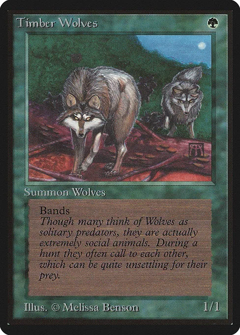 Timber Wolves · Limited Edition Beta 220/302