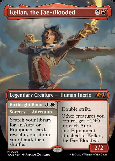 Kellan, the Fae-Blooded // Birthright Boon · Wilds of Eldraine 298/381