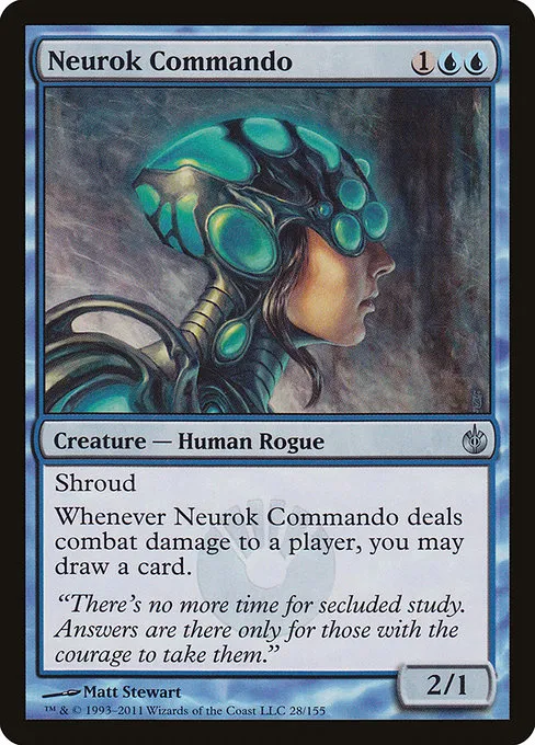 Neurok Commando · Mirrodin Besieged 28/155