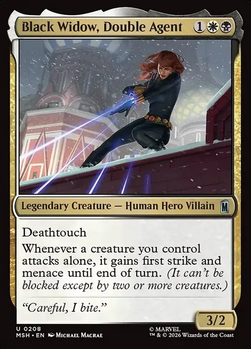 Black Widow, Double Agent · Marvel Super Heroes 208/24