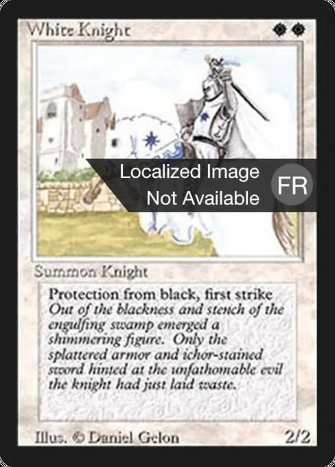 White Knight · Foreign Black Border 44/307