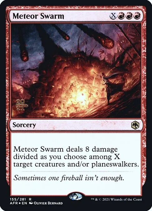 Meteor Swarm · Adventures in the Forgotten Realms Promos 155s/241