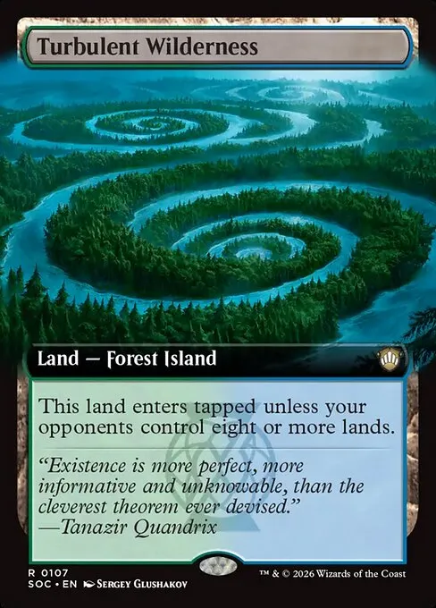 Turbulent Wilderness · Secrets of Strixhaven Commander 107/426