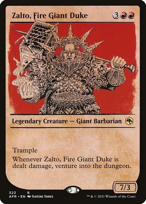 Zalto, Fire Giant Duke · Adventures in the Forgotten Realms 323/424