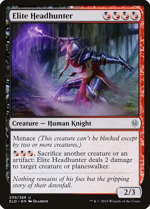 Elite Headhunter · Throne of Eldraine 209/398